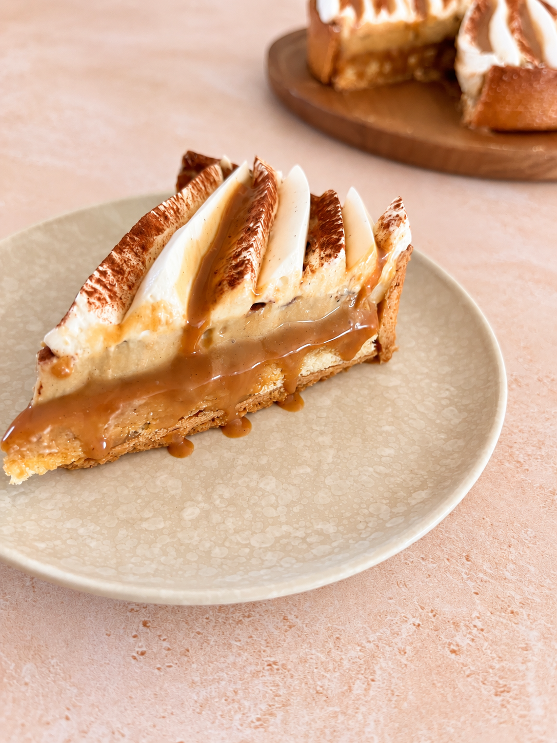 tarte caramel café vanille